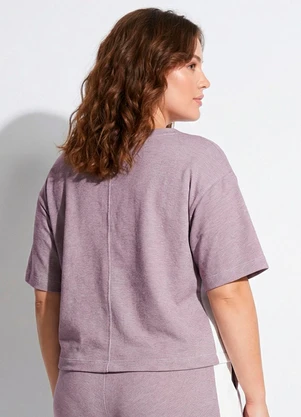 Marguerite - Blusa Roxo Claro em Malha Tricot - MARGUERITE