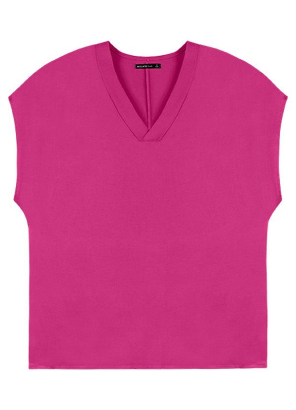 Rezzato - Blusa Sweet Summer Plus Size Feminino Rosa