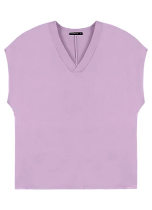 Outlet - Blusa Sweet Summer Plus Size Feminino Roxo - OUTLET