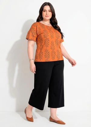 Marguerite - Blusa Telha em Malha Fria - MARGUERITE