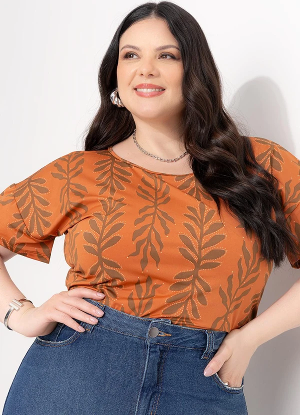 Marguerite - Blusa Telha em Malha Fria 3