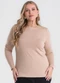 Secret Glam - Blusa Térmica Plus Size Rosa - variação: Marrom