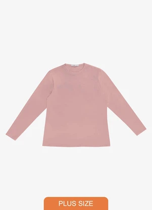Secret Glam - Blusa Térmica Plus Size Rosa - SECRET GLAM