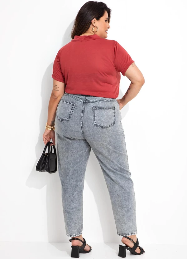 Marguerite - Blusa Terracota em Malha Flamê 4