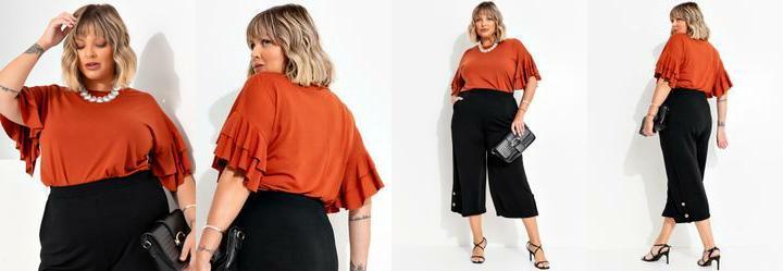 Blusa Terracota em Poliviscose