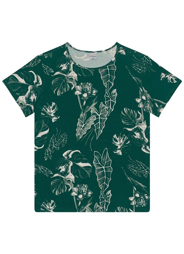 Malwee - Blusa Tropical em Malha Plus Verde 5