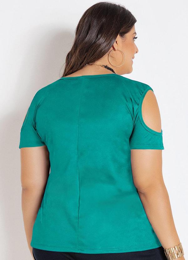 Marguerite - Blusa Turquesa em Malha 2