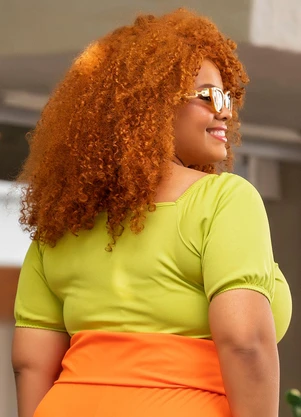 Marguerite - Blusa Verde Claro em Malha - MARGUERITE