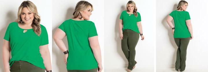 Blusa Verde em Malha
