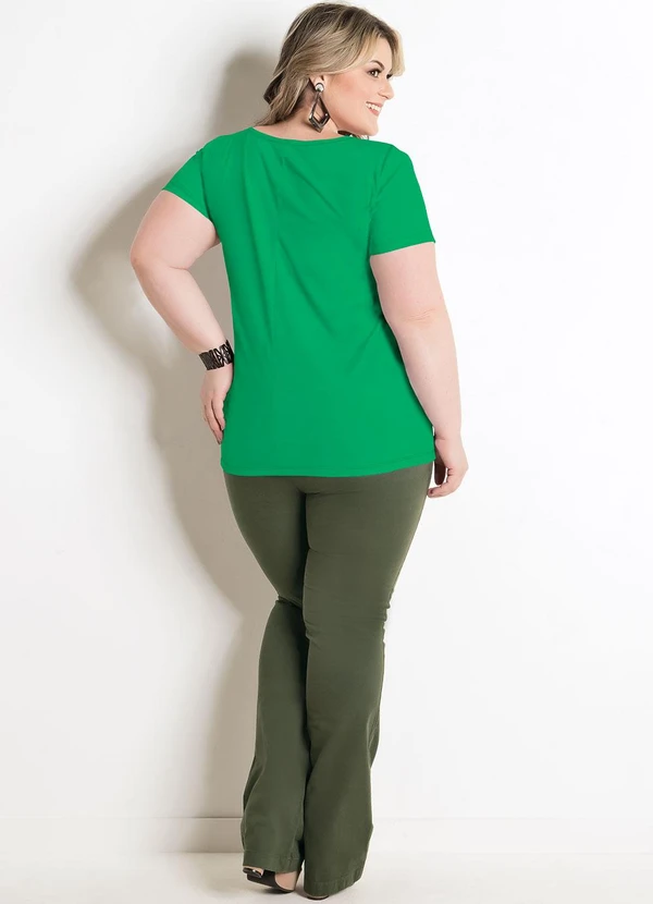 Marguerite - Blusa Verde em Malha 4