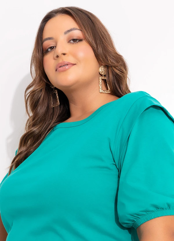 Marguerite - Blusa Verde em Moletinho 4