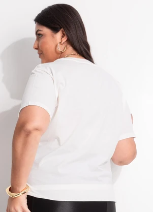 Marguerite - Blusa Off White em Algodão - MARGUERITE