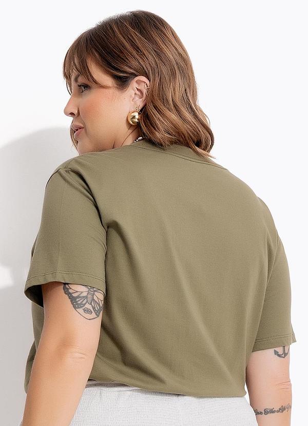 Marguerite - Blusa Verde Oliva em Algodão 2
