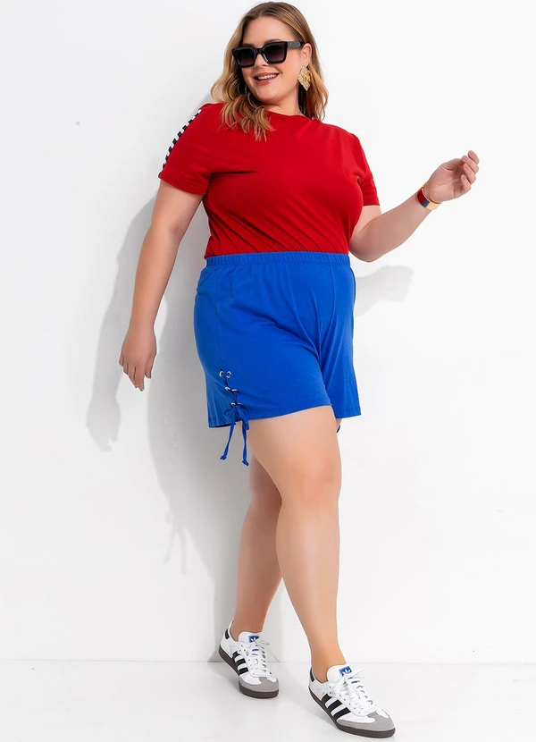 Marguerite - Blusa Vermelha em Malha de Algodão 3