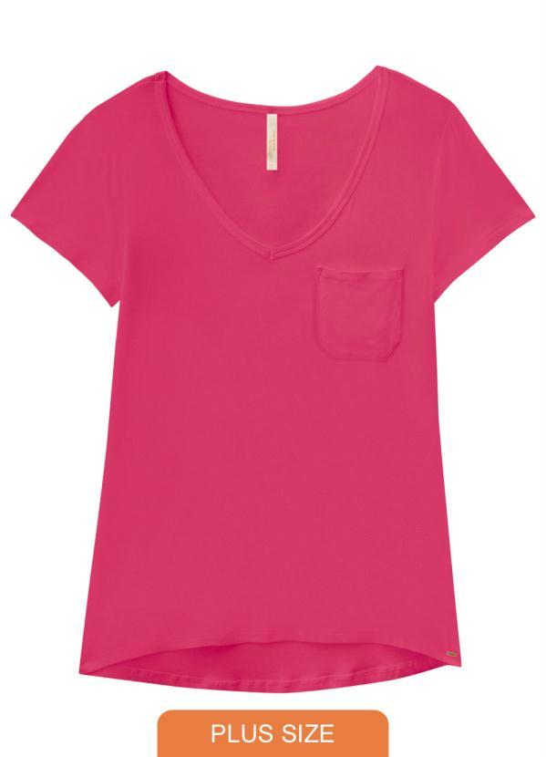 Lunender Mais Mulher - Blusa Viscose com Elastano Rosa