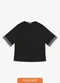 Secret Glam - Blusa Viscose Plus Size Bege - variação: Preto