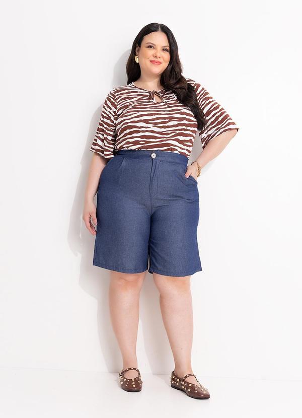 Blusa (Zebra) Malha de Viscose