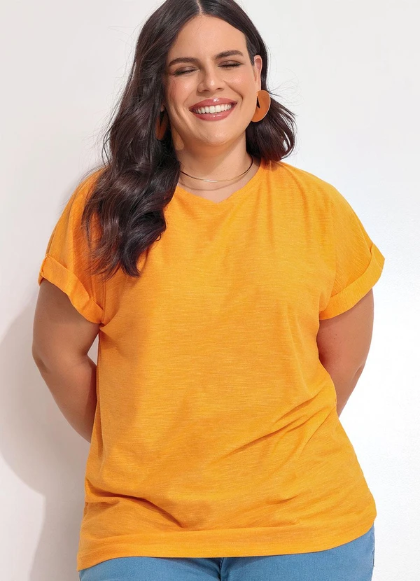 Fakini - Blusa Flamê Laranja