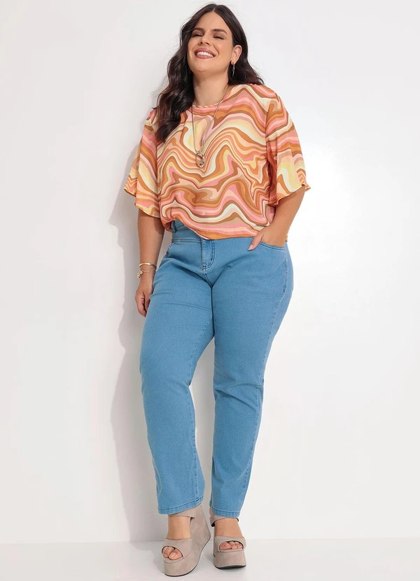 - Blusa em Crepe Bege 3