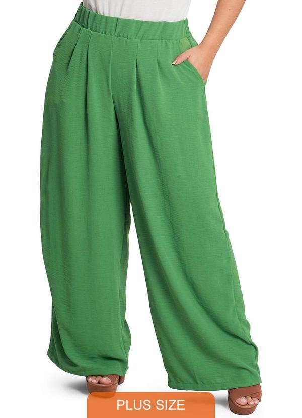 Secret Glam - Calça Crepe Feminina Verde