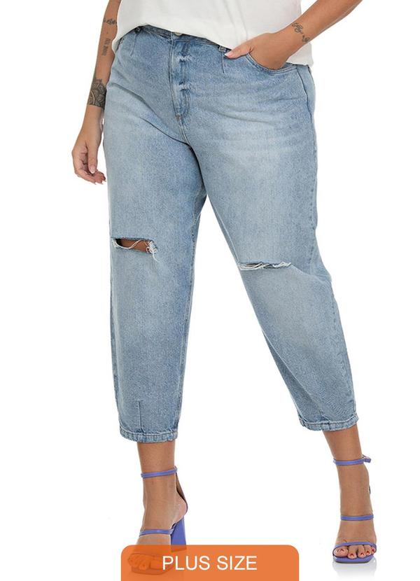Secret Glam - Calça Jeans Feminina Azul