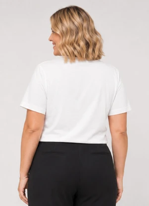 Rovitex - Camisa Feminina Estampa Termocolante Bege - ROVITEX