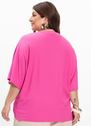 Secret Glam - Camisa Feminina Plus Size Rosa - SECRET GLAM