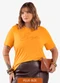 Secret Glam - Camiseta Bordado Plus Size Amarelo - variação: Amarelo