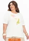 Secret Glam - Camiseta Feminina Plus Size Bege - variação: Bege