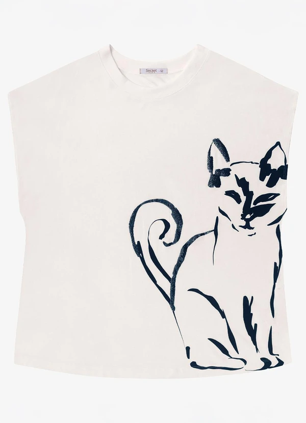 Secret Glam - Camiseta Feminina Plus Size Bege 5