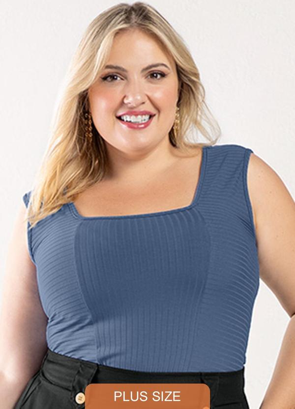 Rezzato - Regata em Riabana Canelada Veneza Plus Azul