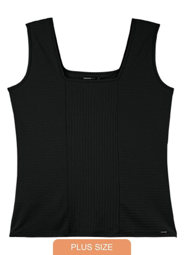 Rezzato - Regata em Riabana Canelada Veneza Plus Preto