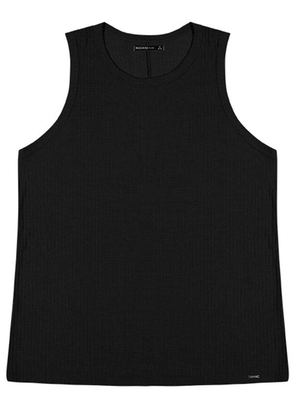 Rezzato - Regata Perfect Summer Plus Size Feminino Preto