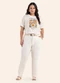 Secret Glam - T-Shirt Feminina com Estampa Bege - variação: Bege