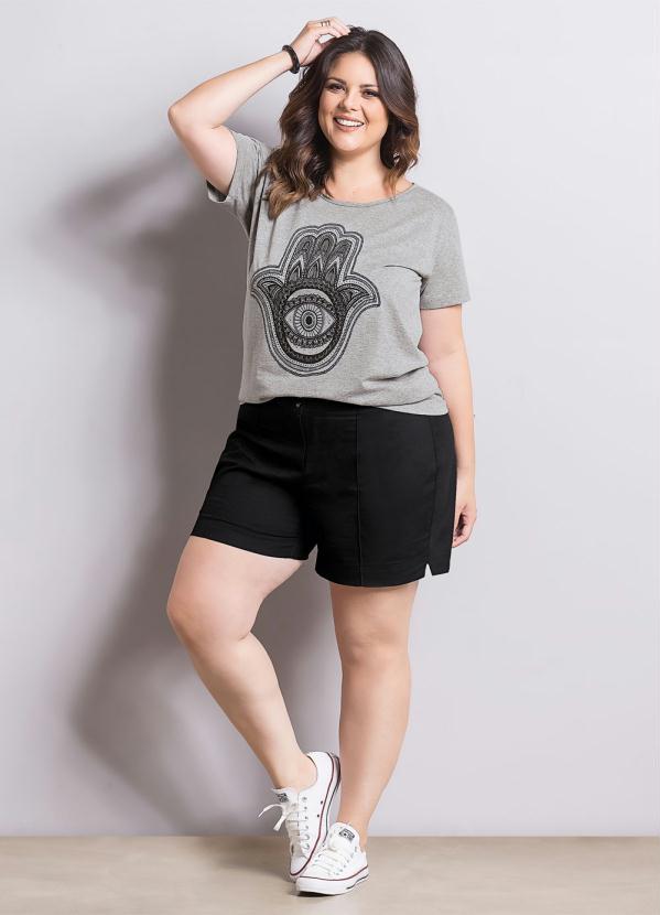 Marguerite - T-Shirt Marguerite Mescla Plus Size 2