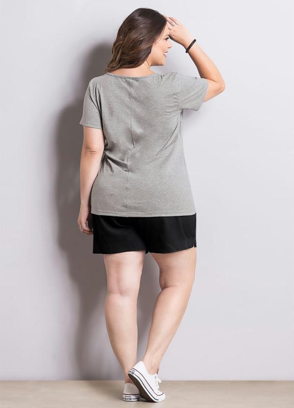 Marguerite - T-Shirt Marguerite Mescla Plus Size 1