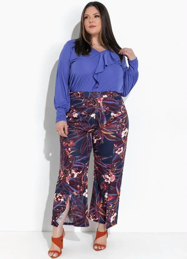 Marguerite - Blusa Azul em Malha 3