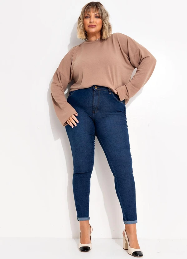 Marguerite - Blusa Bege em Moletinho 2