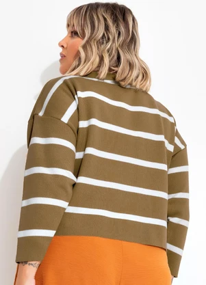 Marguerite - Blusa Bege em Tricô - MARGUERITE