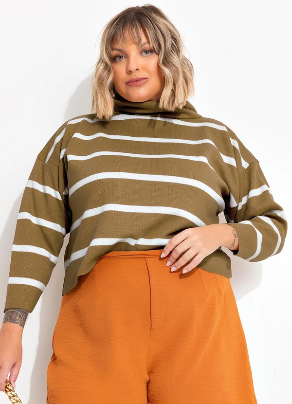 Marguerite - Blusa Bege em Tricô