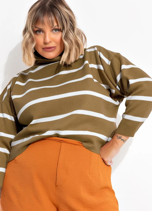 Marguerite - Blusa Bege em Tricô 1