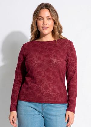 Blusa (Bord�) Tule Floral