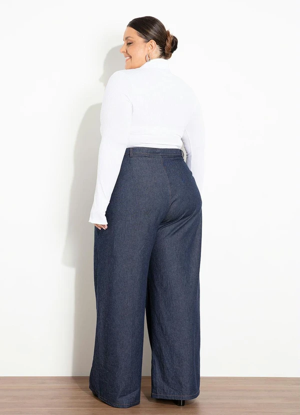 Marguerite - Blusa Branca em Ribana com Dedal Plus Size 5