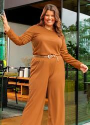 Blusa Caramelo em Canelado