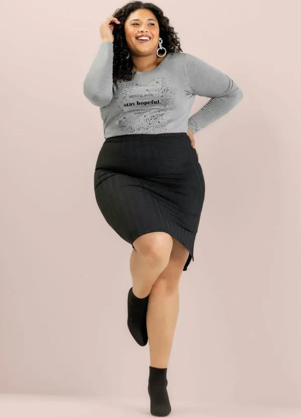 Maelle - Blusa Cinza 2