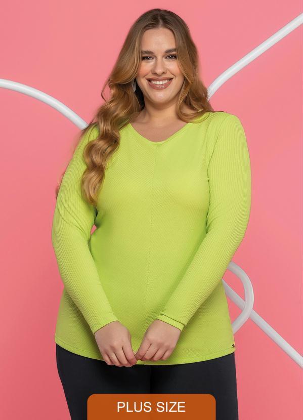 Maelle - Blusa Feminina Adulto Verde