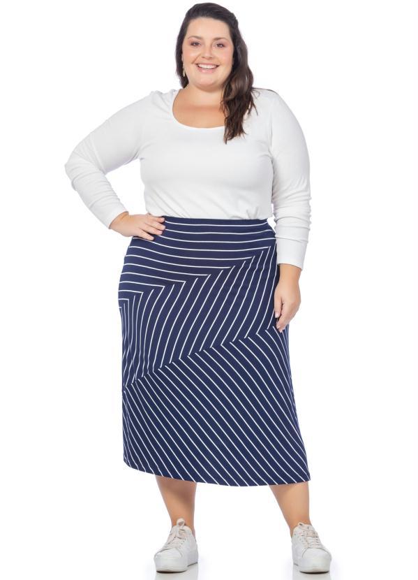 Miss Masy Plus - Blusa Feminina Lisa em Ribana Off White 3