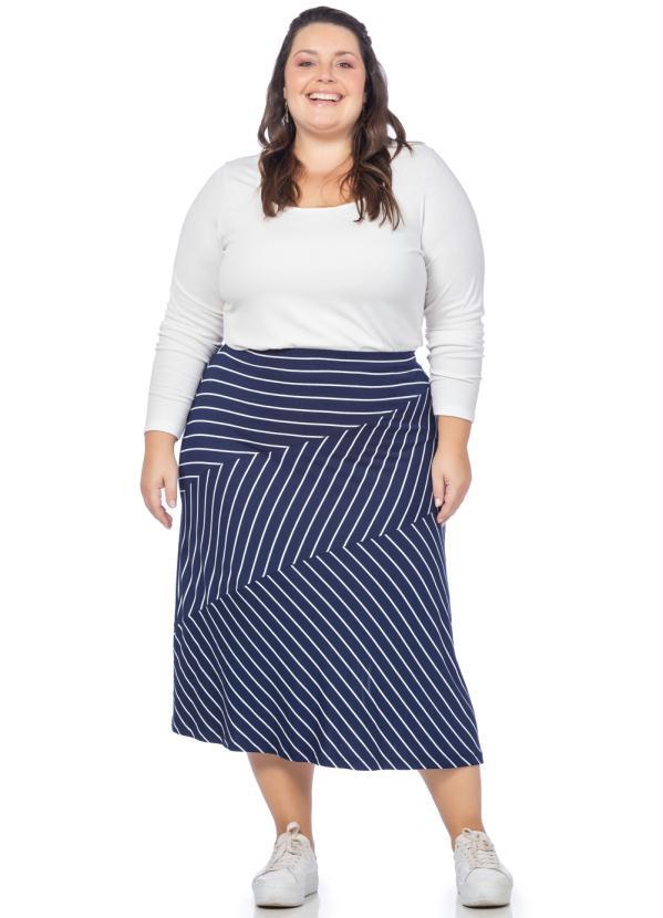 Miss Masy Plus - Blusa Feminina Lisa em Ribana Off White 5