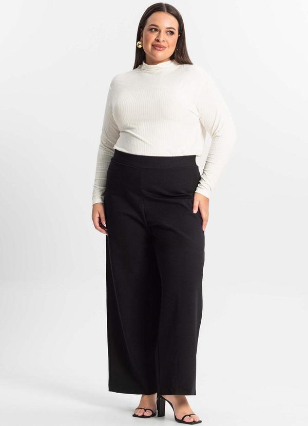 Secret Glam - Blusa Feminina Manga Longa Plus Size Bege 3