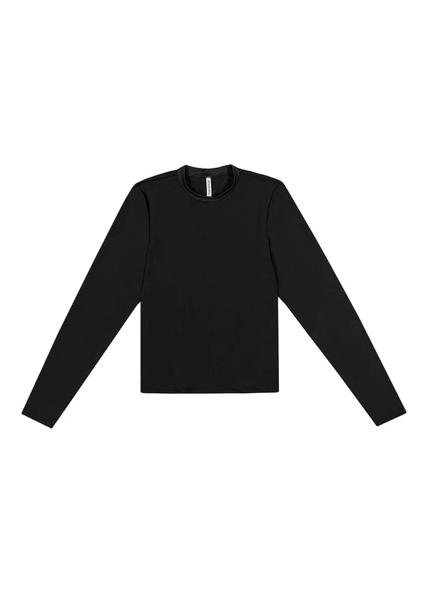 Marialícia - Blusa Feminina Térmica Preto 3